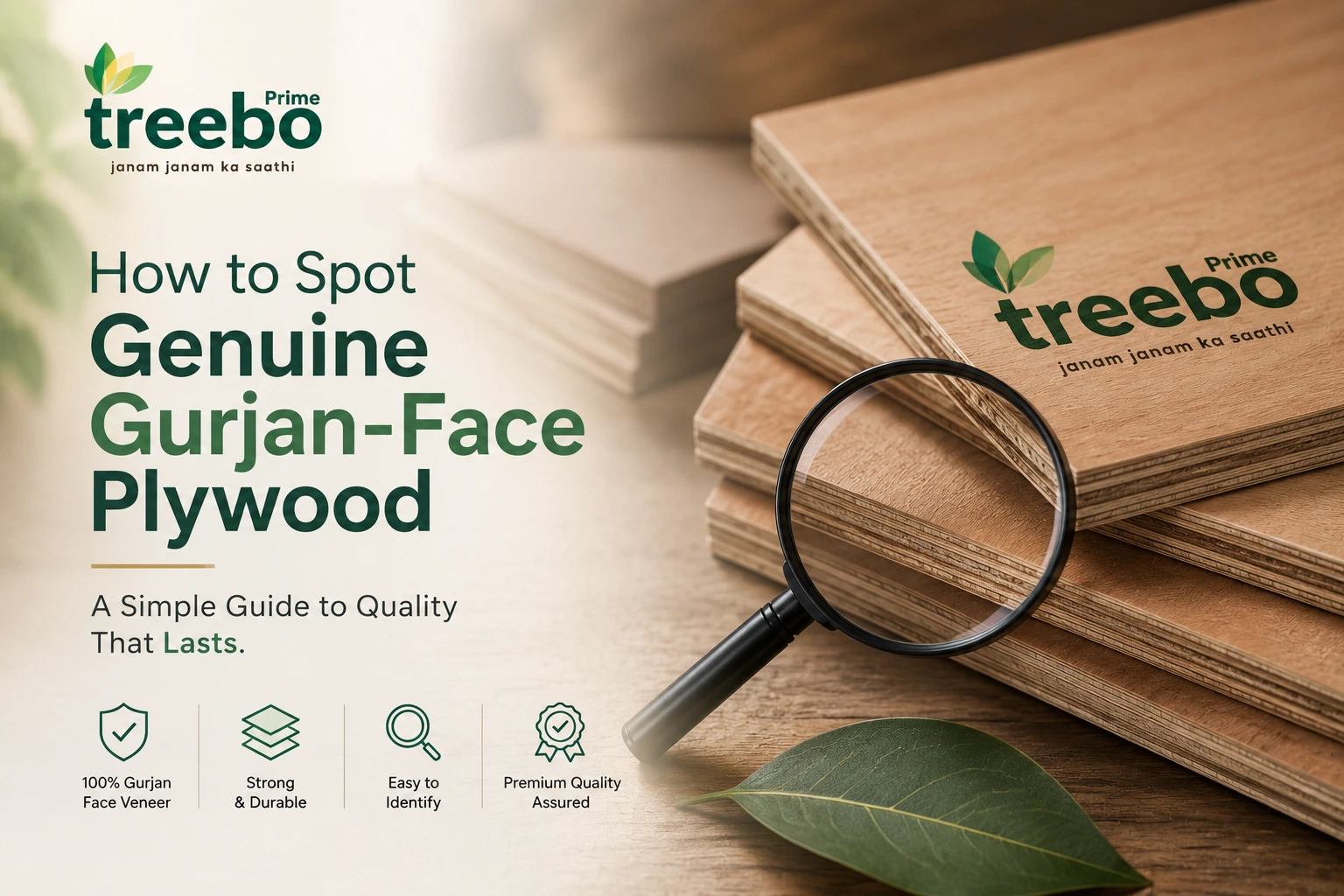 How to Spot Genuine Gurjan-Face Plywood